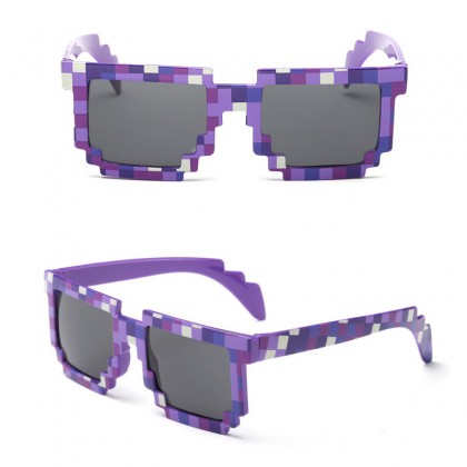 Очки Minecraft, фиолетовые