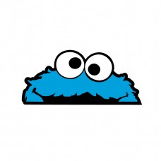 Наклейка Cookie Monster